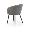 Стул HALMAR K430 серый/черный